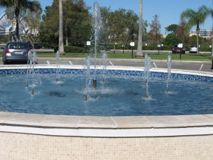 Beautiful Fountain Feature St. Pete Office