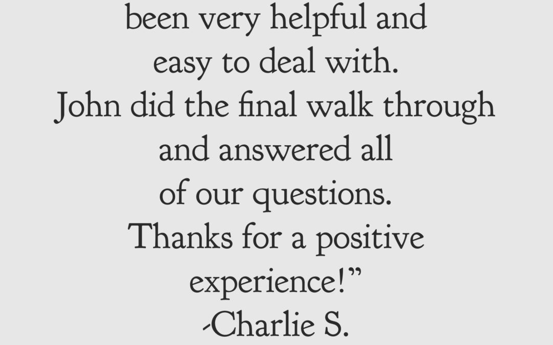 Thank you, Charlie! 